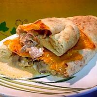 recette CALZONE KEBAB