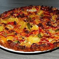 recette Omelette aux pomme de terre-chorizo-poivrons en forme de tarte