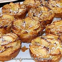 recette Tartelettes aux pommes et crème pâtissière au rhum