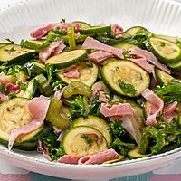 recette Salade de courgettes, jambon et céleri