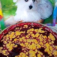 recette Crumble de Tommy et ces fruits rouges au coulis de framboises ....