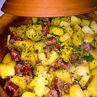 recette Pomme de terre et merguez
