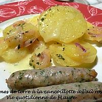 recette Pommes de terre à la cancoillotte à l'ail rose