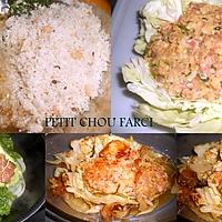 recette PETIT CHOU "POINTU" FARCI