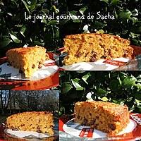 recette Moelleux aux pommes raisins et amandes