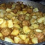 recette Tajine de boulettes au pommes de terre