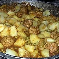 recette Tajine de boulettes au pommes de terre