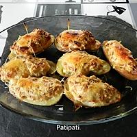 recette Pomme de terre farcies au salami