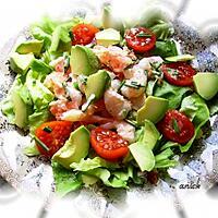 recette crevettes en salade