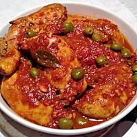 recette Cuisses de poulet sauce chasseur