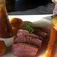 recette Magret de canard mariné au sirop d'érable et flambé au whisky