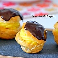 recette Profiterole à la crème parfumée à la fève tonka