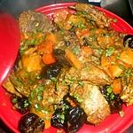 recette Tajine d agneau aux pruneaux,carotte et courge