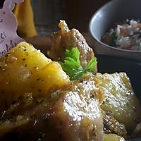 recette Porc caramélisé à l'ananas