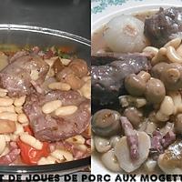 recette GIBELOTE DE JOUES DE PORC ET MOGETTES