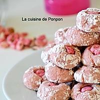 recette Amaretti à l'arôme framboise et praline rose