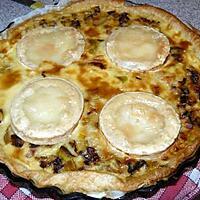 recette Tarte aux poireaux fondantes,chèvre