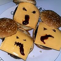 recette Hamburger monstrueux d'Halloween