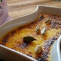 recette Crème brûlée à la cardamome