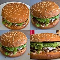 recette HAMBURGER MAISON CHÈVRE VIANDE KEFTA