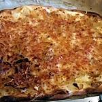 recette Tarte a l'oignon confit et au jambon
