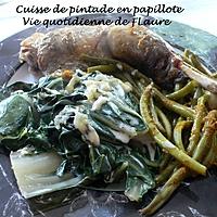 recette Cuisses de pintade en papillote