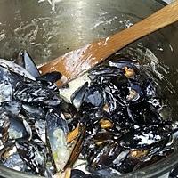 recette Moules au bleu