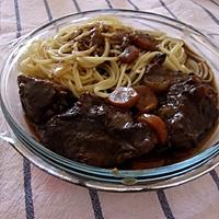 recette Une recette de Bœuf Bourguignon à ma façon