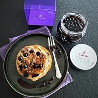 recette Pancakes au Cassis et à la Crème de Cassis de chez Peureux