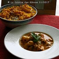 recette Petites Seiches en sauce au riz Safrané