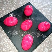 recette Dômes fraise chocolat