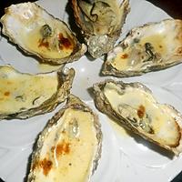 recette huitres au champagne