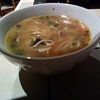 recette Soupe inspiration thaïe minute
