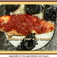 recette Barbue au four à la tomate