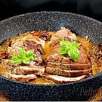 recette Roti de Porc Sauce Vin Blanc Cèpes