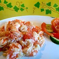 recette risotto de crevettes sauce citron