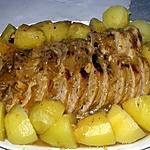 recette Rôti de porc à la bière, au miel et à la moutarde
