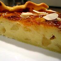 recette Tarte flan aux pommes