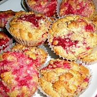 recette Muffins aux framboises ou fruits rouges