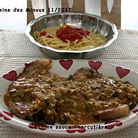 recette Échine de Porc Sauce Charcutière