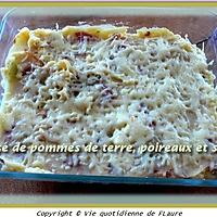 recette Écrasé de pommes de terre, poireaux et Speck