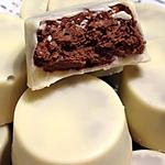 recette Chocolats blancs fourrés nutella et crêpes dentelles