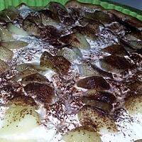 recette Tarte tiramisu au brugnons