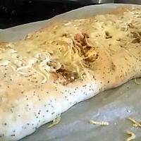 recette Fougasse au jambon cru et a l'ail des ours