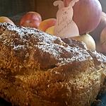 recette Cake aux pommes noisettes allégé et moelleux