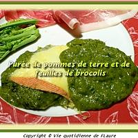 recette Purée de pommes de terre et de feuilles de brocolis