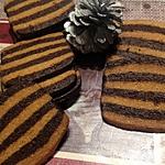 recette Sablés rayés chocolat amande