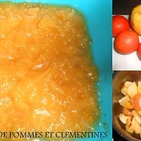 recette COMPOTE POMMES CLEMENTINES