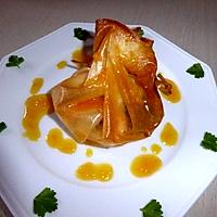 recette Croustillant gambas foie gras du blog cccuisine.over-blog.com