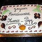 recette GENOISE AUX ABRICOTS FACON FRAISIER
